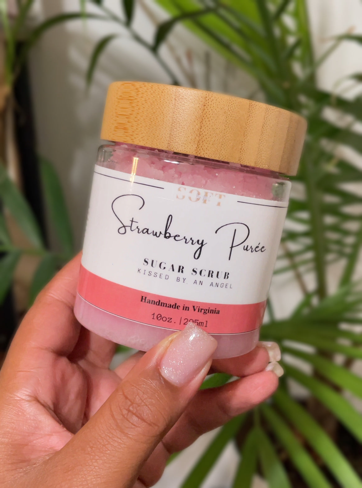 Strawberry Purée Sugar Scrub